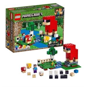 NEW LEGO Minecraft The Wool Farm - Sheep! 21153 Building Kit (260 Pieces)